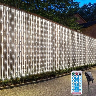 Záhradná závesná lampa - Vianočná sieť na vonkajšie použitie,